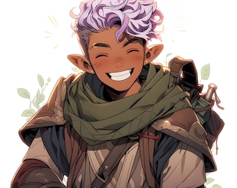 Custom DnD Portrait - Commissions Open! -Anime Styled DnD Characters for Fantasy Tabletop Gaming - Commission - Dungeon and Dragons - Gift