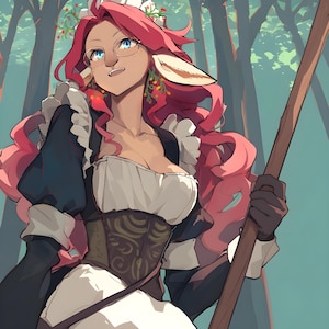 Custom DnD Portrait - Commissions Open! -Anime Styled DnD Characters for Fantasy Tabletop Gaming - Commission - Dungeon and Dragons - Gift