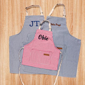 Custom Chef Apron for Kids 10-12 Years | Embroidered Name & Waterproof Fabric | Adjustable Baking Apron | STEM Kitchen Gift for Future Chefs
