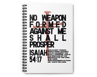 Spiral Church Notes Journal | Sermon Notebook | Gifts for Christian Women | Modern | Podcast and Sermon & Prayer Notepad