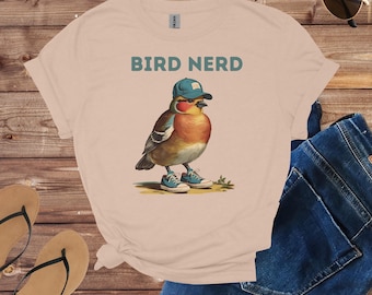 Bird Nerd T-Shirt, Funny Bird Watcher Shirt, Bird Watching Shirt, Bird Lover Tee, Nature Lover Shirts, Gift For Bird Lover, Unisex Bird Tees