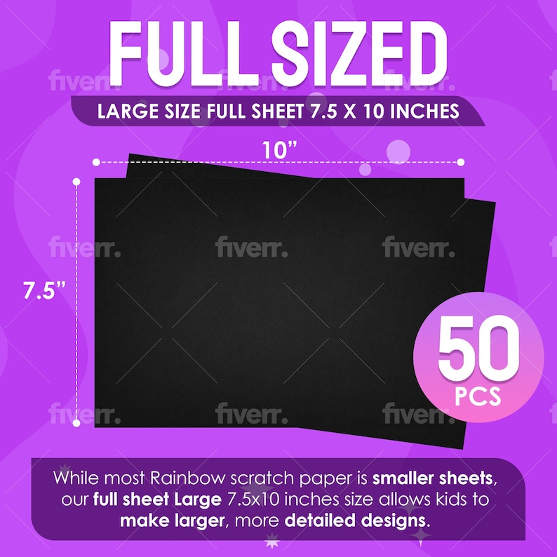 50 Pack Large 8x10