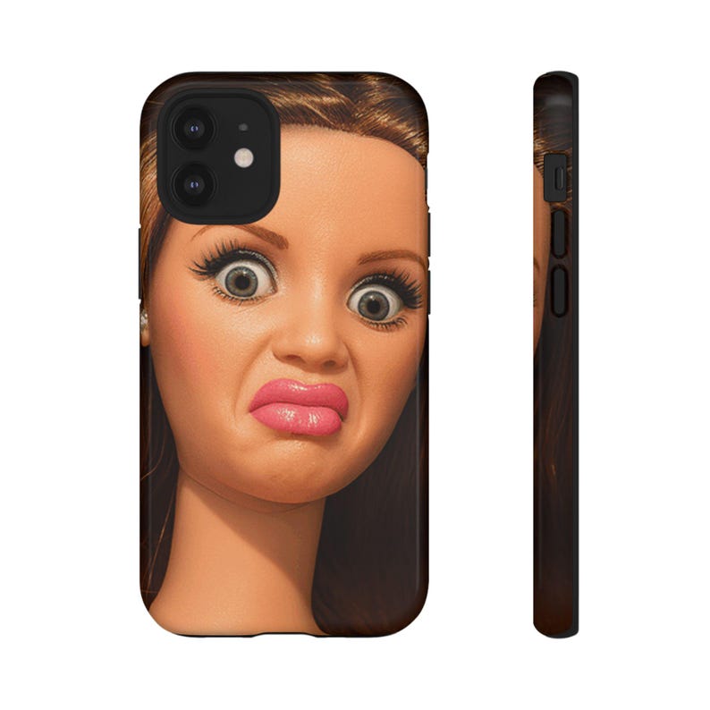 Funda divertida para iPhone, funda con meme, funda para iPhone Generación Z, funda protectora moderna, regalo divertido para adolescentes, funda estética para teléfono imagen 2