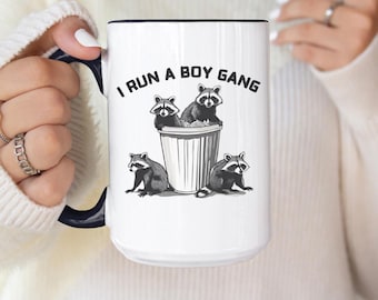 Mom Mug, Boy Mom, Funny Gift for Mom, Christmas Gift for Mom, Mama Mug, Mom of Boys, Feral Children Mug