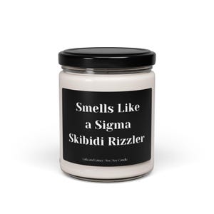 Vela Sigma Skibidi Rizzler, vela divertida, regalo divertido para adolescentes, jerga de la generación Alpha, regalo meme, regalo para mamás, regalo divertido para maestros imagen 3