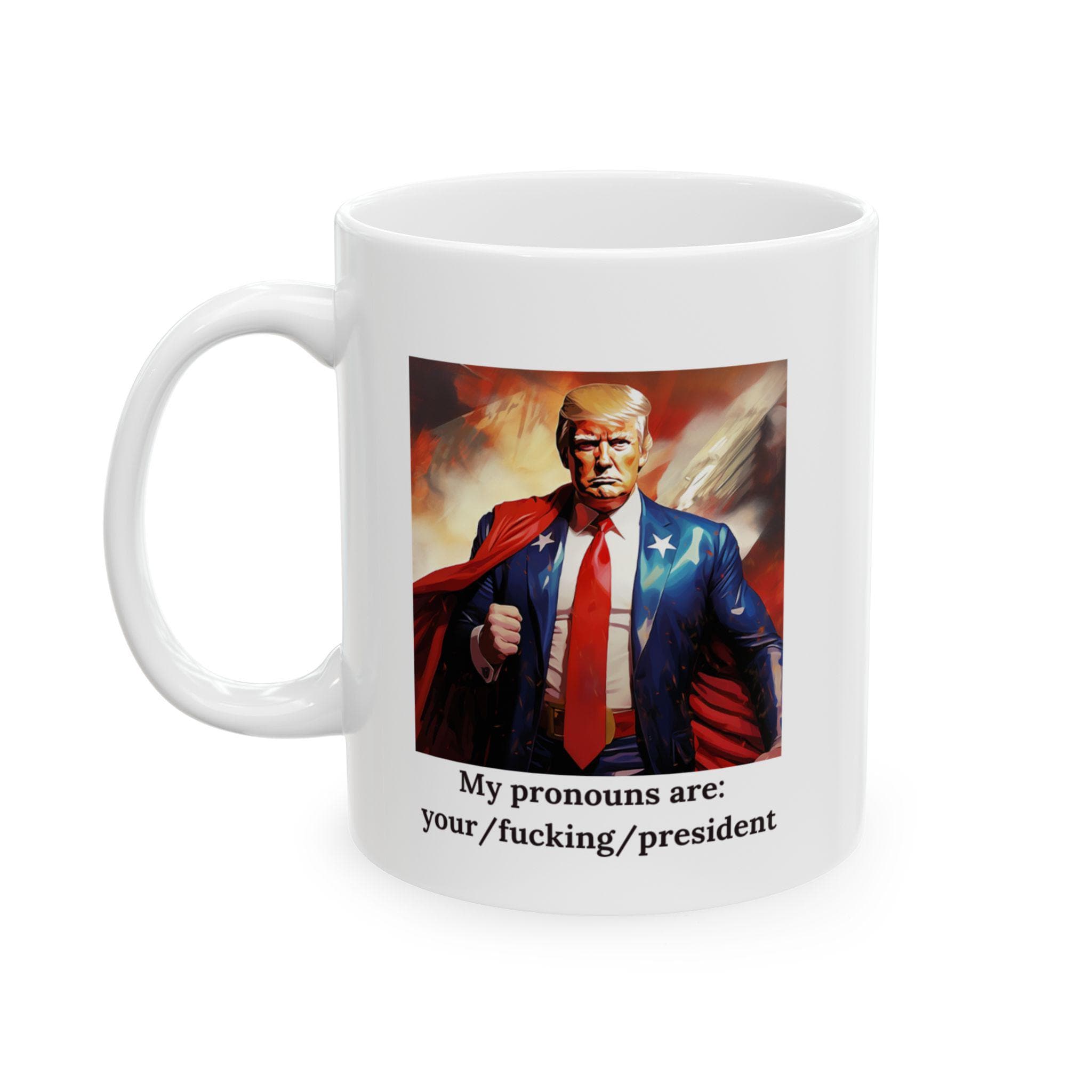 Donald Trump 2024 Ceramic Coffee Mug,  Trump Mug, Trump Gifts, Funny Mug, trump-for-president, presidenttrump, Make America Great