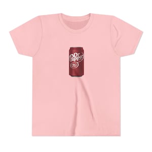 Youth Short Sleeve Tee, Dr. Pepper Design