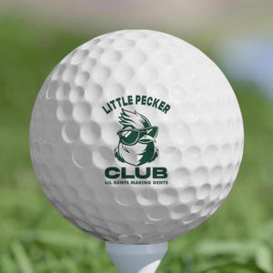 Funny Golf Balls, Golf Gifts for Men, Guy Gift, Bachelor Party Golf Gift, Funny Gift for Man, 6pcs