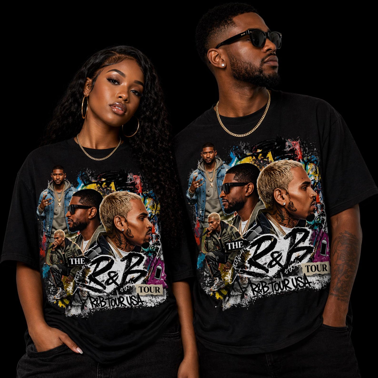 The R&B Tour PNG | Urban Streetwear Music Graphic | Sublimation Shirt ...