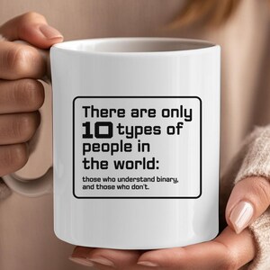 tasse drôle de programmeur binaire | Cadeau tasse à café geek