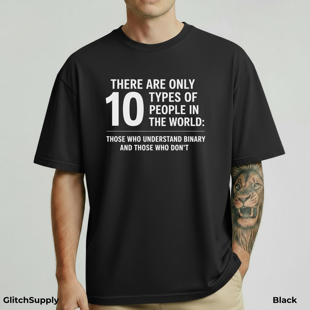 Funny Binary Code T-shirt | Programmer Geek Gift - Etsy