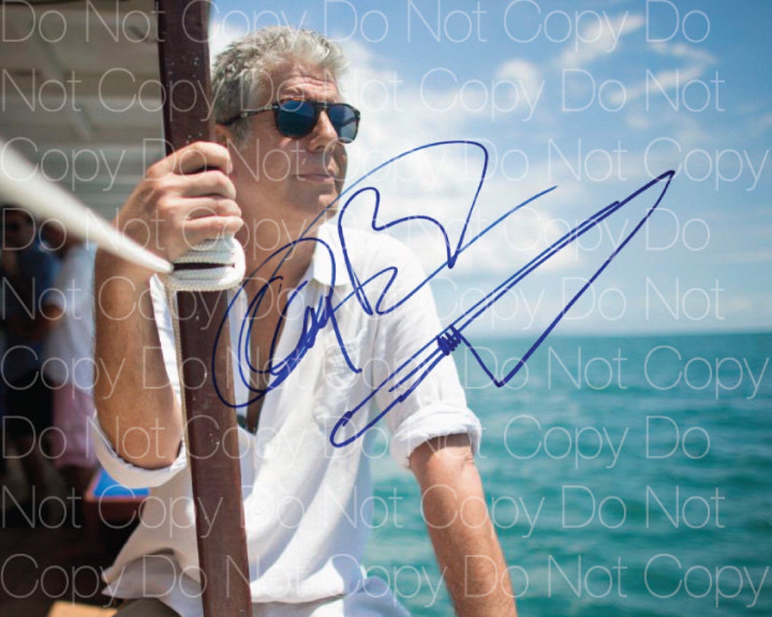 Anthony Bourdain Signed 8x10 Rp Photo Autograph - Etsy