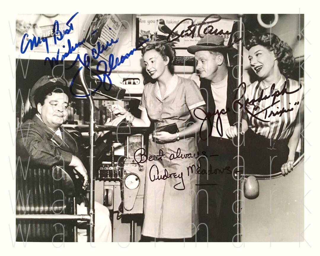 The Honeymooners Signed 8x10 Rp Photo Autograph - Etsy