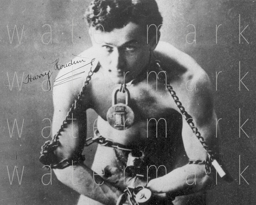Harry Houdini Signed 8X10 Print Photo Picture Poster Autograph - Etsy