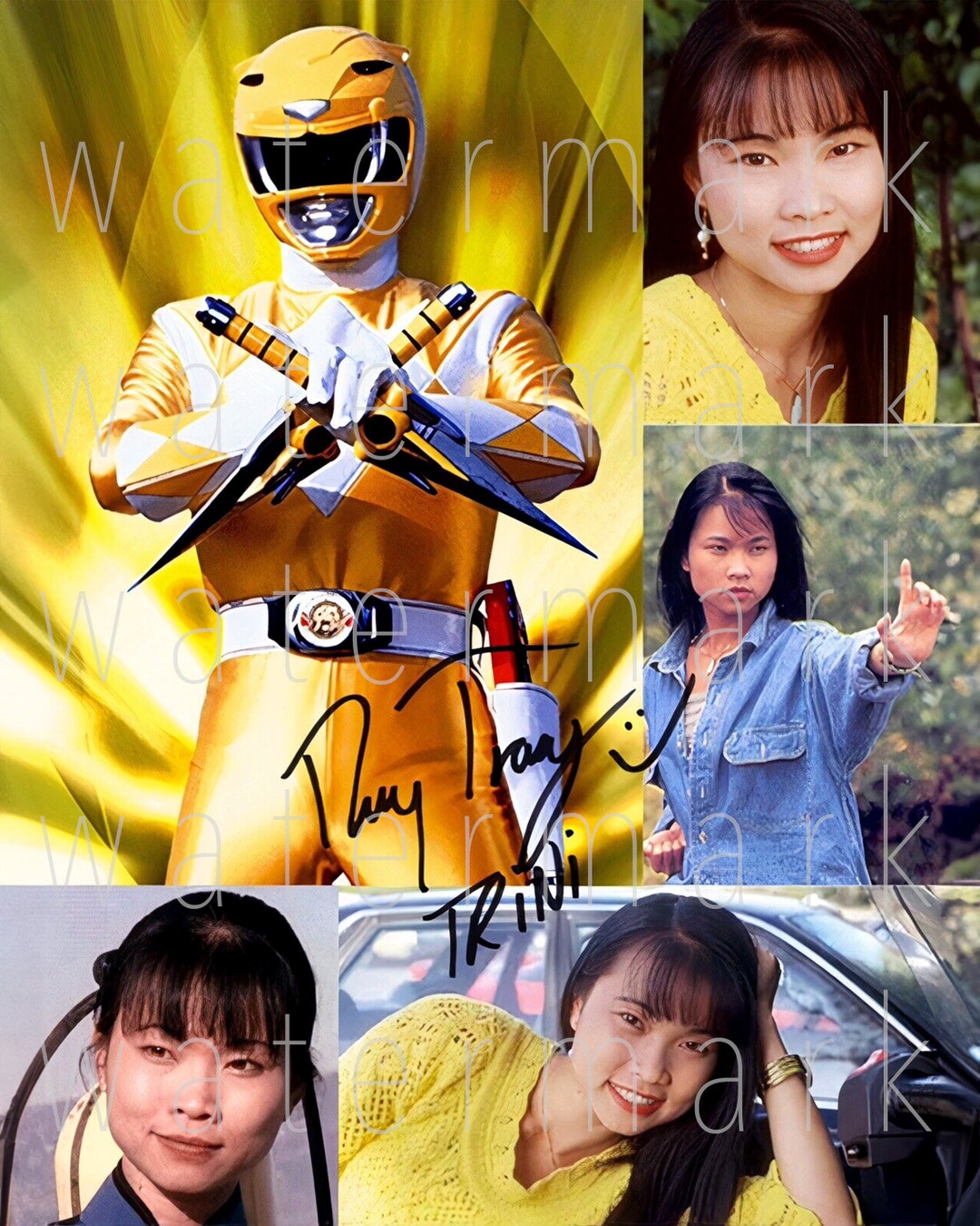 Thuy Trang Yellow Power Ranger Sexy Signed 8x10 Rp - Etsy