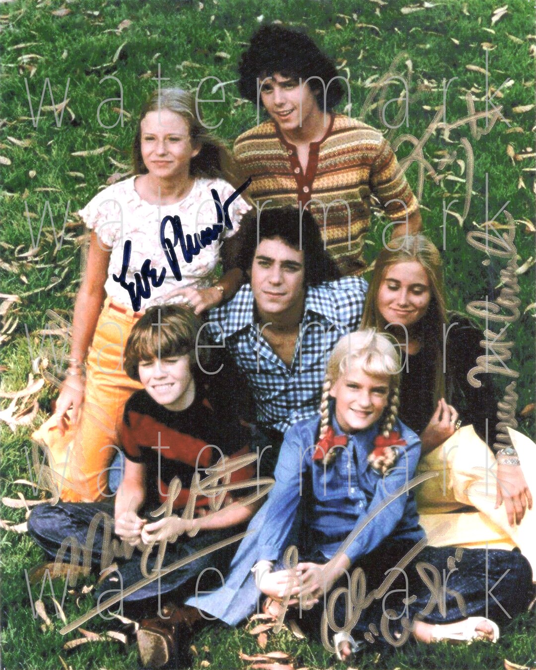 The Brady Bunch Signed 8x10 Rp Photo Autograph Etsy