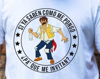 El Borracho Tee Loteria Mexicana Spanish Bingo Shirt Camiseta