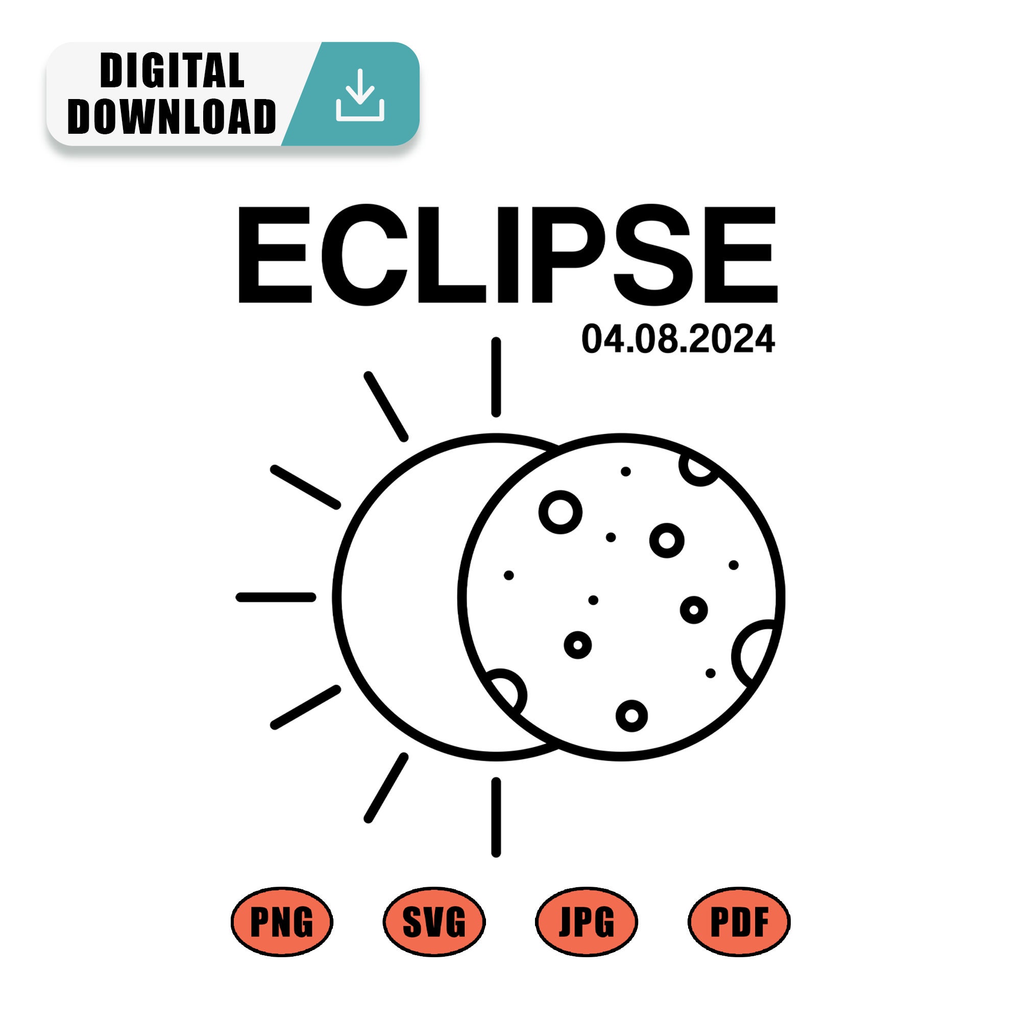 Solar Eclipse Png, April 8 2024 Png, A Part of History Png, Solar
