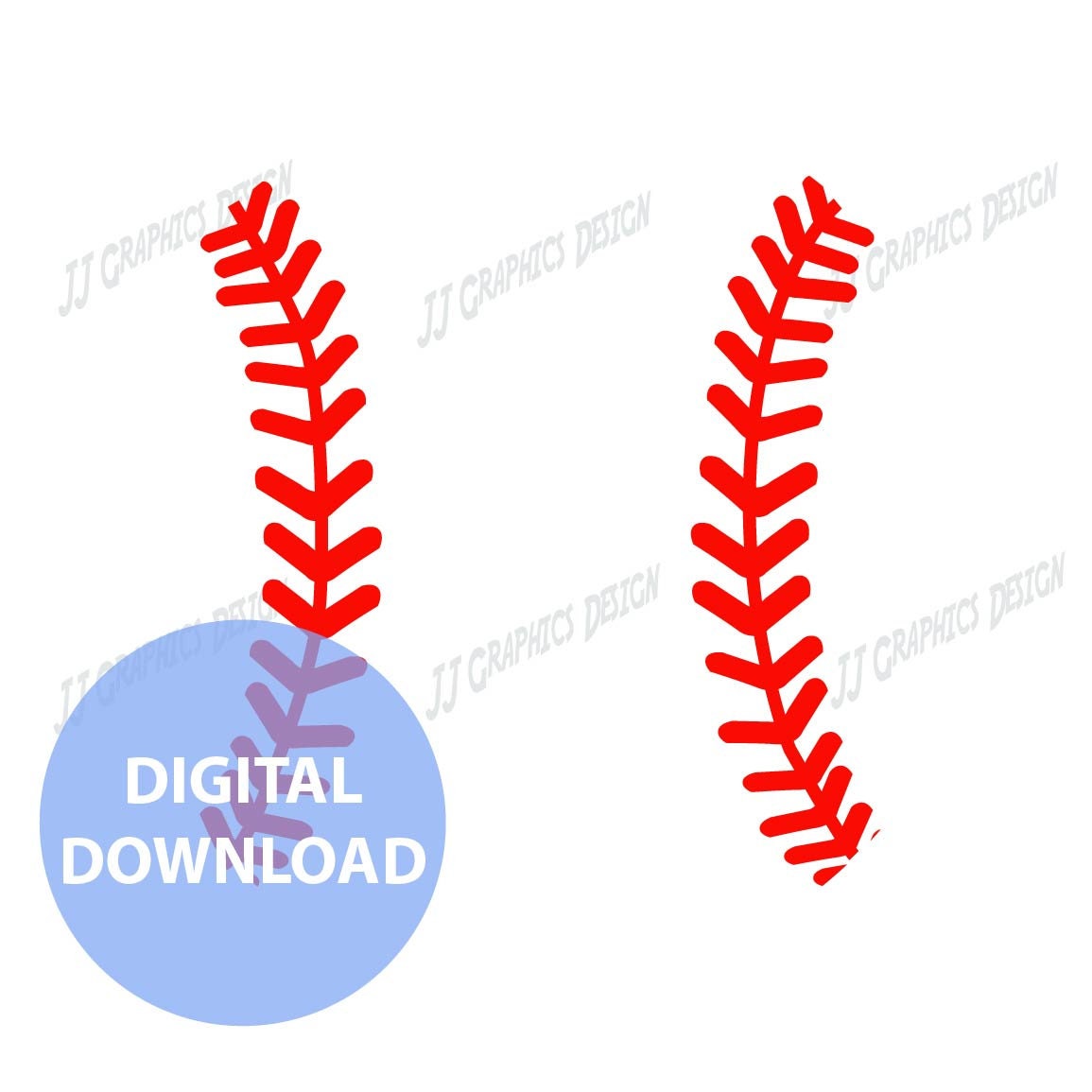 Baseball Stitches SVG Baseball Stitches 300 Dpi Baseball Stitches Color