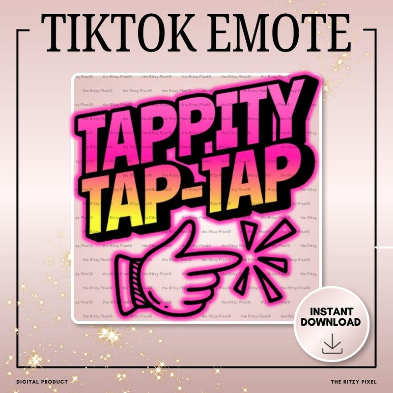 Tiktom Stickers Tiktok Fan Club Stickers - Etsy