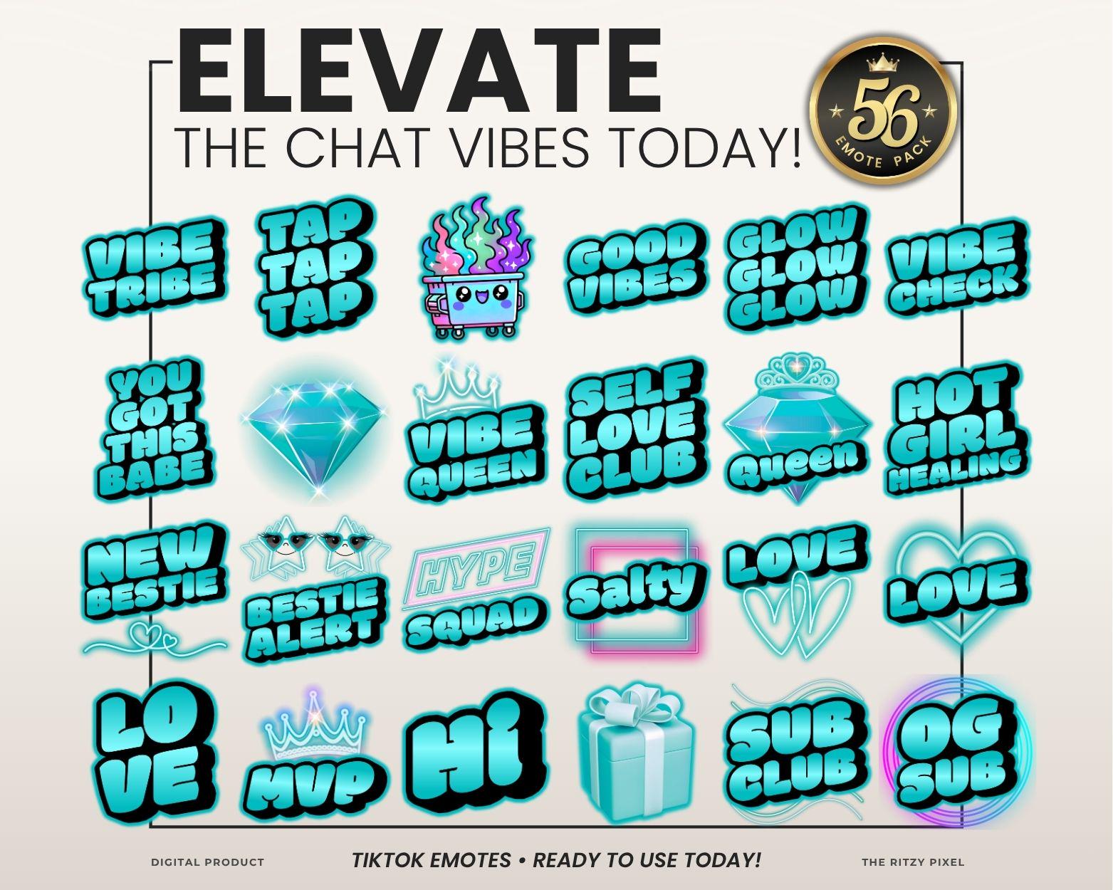 Tiktok live subscriber stickers - Etsy 日本