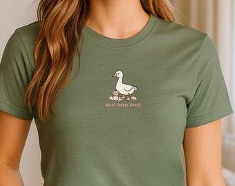 Silly Goose T-Shirt  Dilly Dally, Softstyle, Cotton Blend Fun Tee