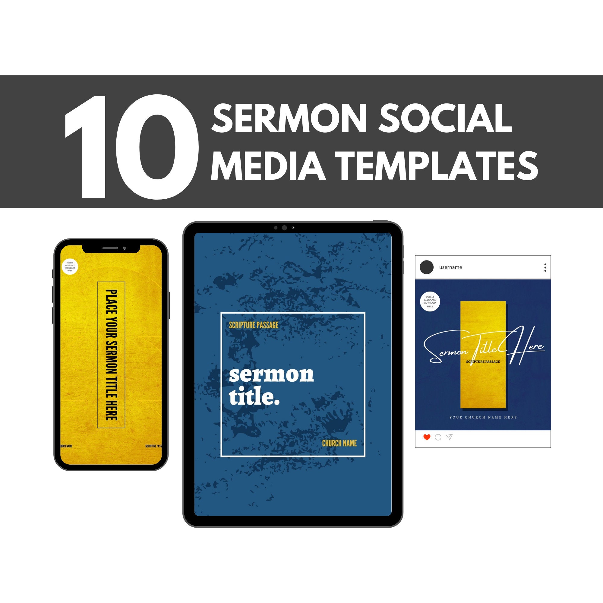 10 Church Social Media Templates for Posts and Stories Etsy 10 Church Social Media Templates for Posts and Stories Etsy