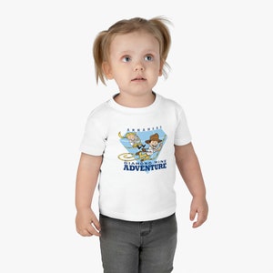 T-shirt en jersey de coton pour bébé Arkansas Diamond Mine Adventure