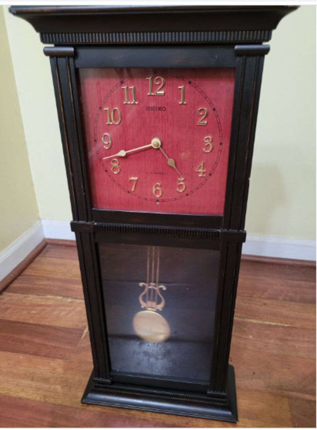 Seiko Wood Musical Pendulum Wall Clock Very Nice Fully Functional Etsy