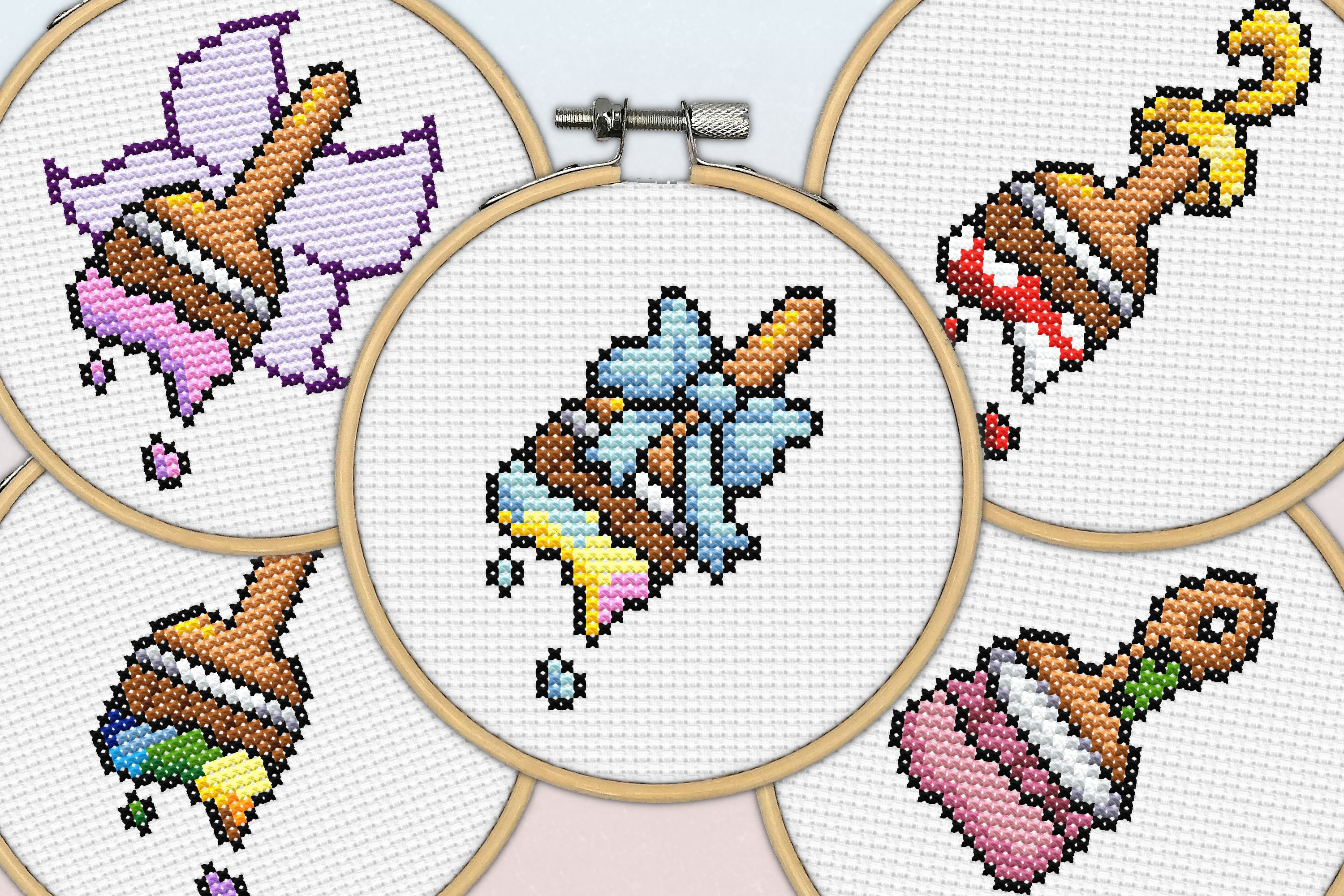 Neopet Paint Brush Cross Stitch Patterns Baby Pb Faerie Pb Etsy