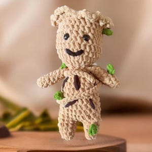 Adorable Handcrafted Crochet Baby Groot