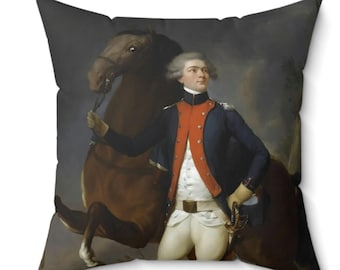 Lafayette Pillow - American Revolution - Spun Poly