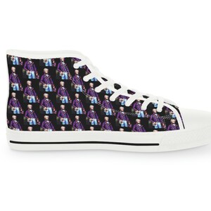Marquis de Lafayette - Men&#39;s High Top Sneakers - Pop Art Design