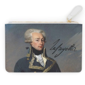 Bolso Clutch Lafayette - Accesorio de moda Marqués de Lafayette, Historia, Vacaciones, Navidad, Regalo único, Día de la Madre para los amantes de la historia