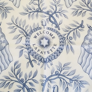 Welcome Lafayette Scarf - 1820&#39;s Regency era Lafayette, New Silk fabric; Reproduction; Perfect for Regency Lafayette Ball