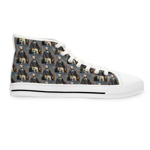 Marquis de Lafayette - Women&#39;s High Top Sneakers - Exclusive Classic
