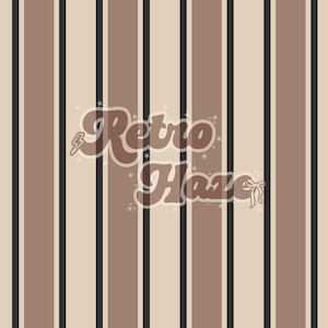 Neutral Stripes Seamless Pattern, Beige & Brown, Fabric Design (Digital Download)