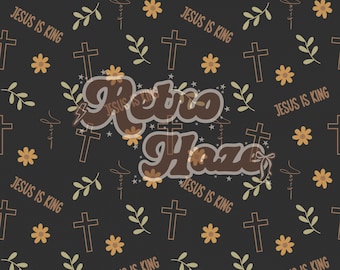 Faith Based Seamless Pattern | Christian Digital Print | For Fabric & Clothing