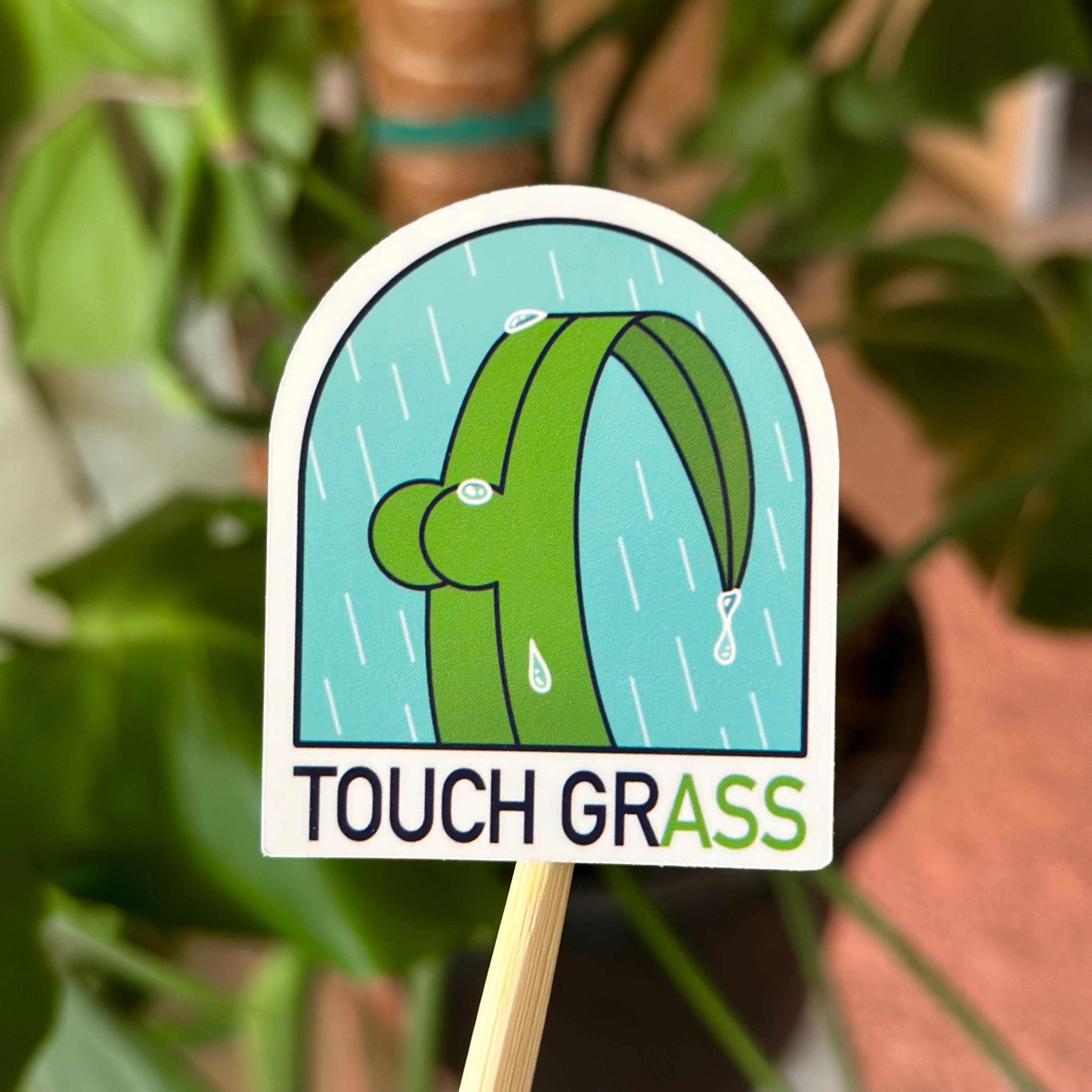 TOUCH SOME GRASS MEME  Pin for Sale by xenocene