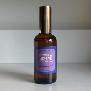 Whispering Linens Room Spray | Linen Spray | Luxury Home Fragrance | Natural Air Freshener | Car Spray | Bathroom Spray | Lavender Sage