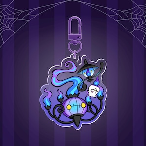 Chandelure Acrylic Charm | Double Sided Keychain