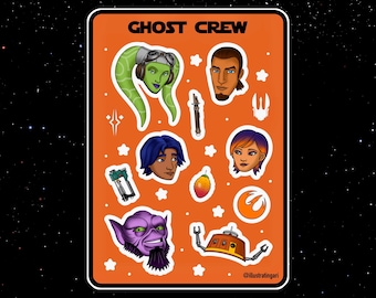 Foglio di adesivi Ghost Crew