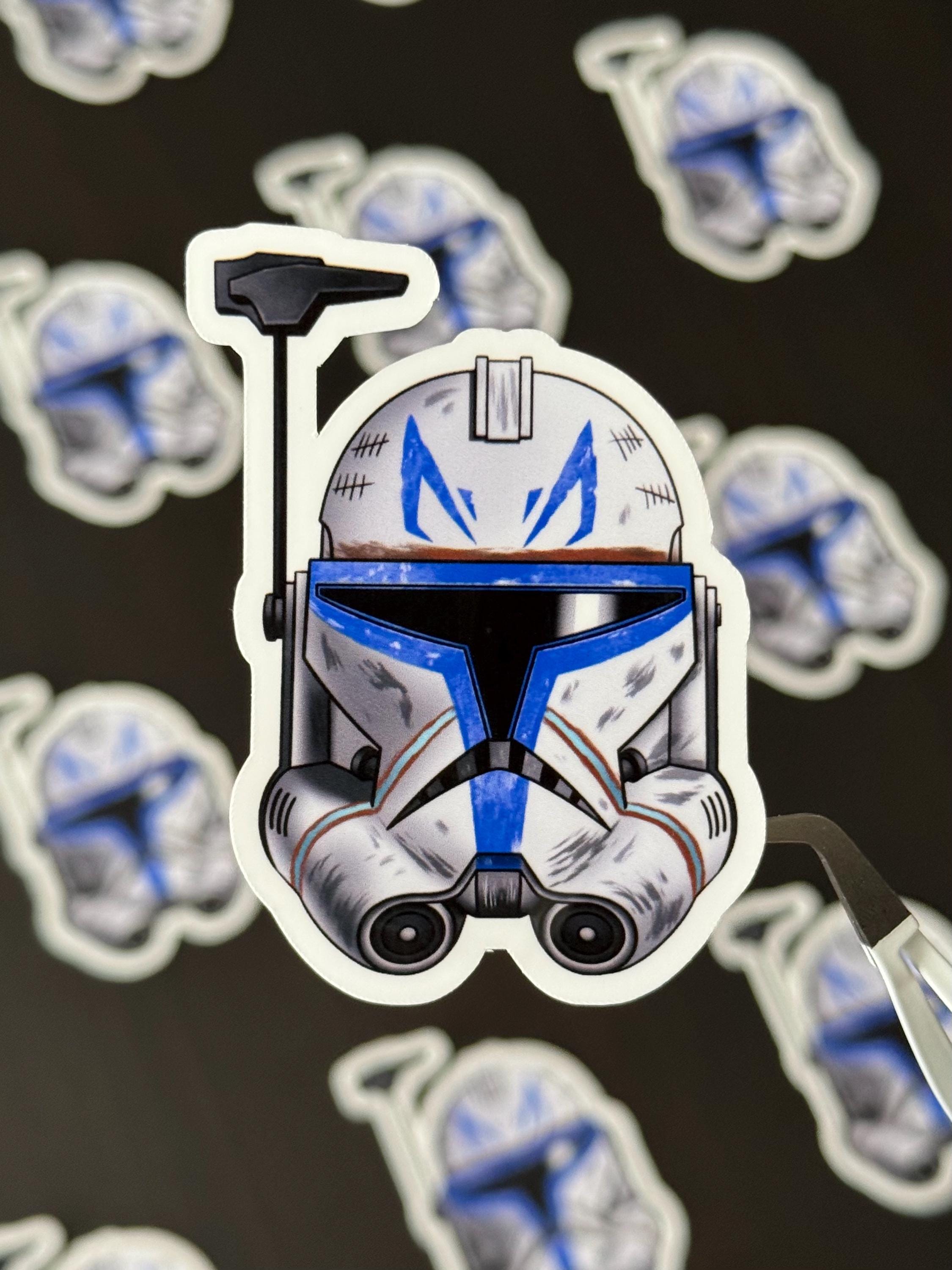 Captain Rex Sticker | Glossy Waterproof Die Cut Laptop Sticker Decal - Etsy