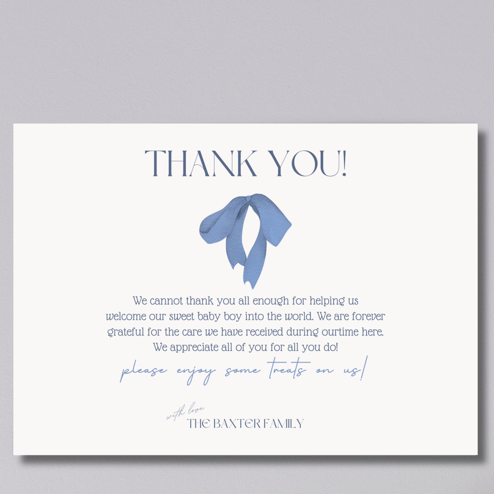 Editable Labor and Delivery/mother Baby/ NICU Nurse Thank You Sign/card ...