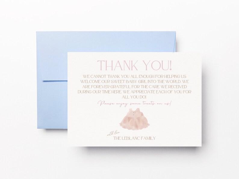 Editable Labor and Delivery/mother Baby/ NICU Nurse Thank You Sign ...