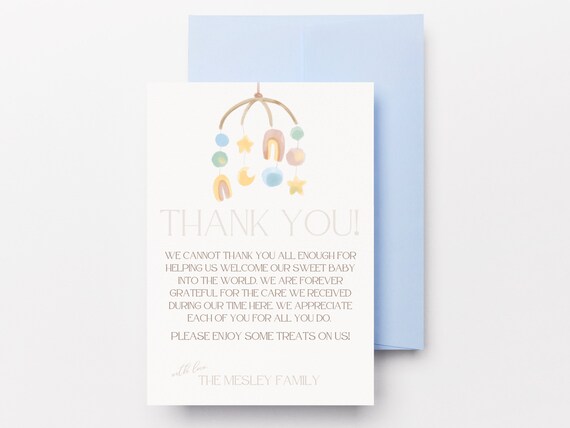 Editable Labor and Delivery/mother Baby/ NICU Nurse Thank You Sign