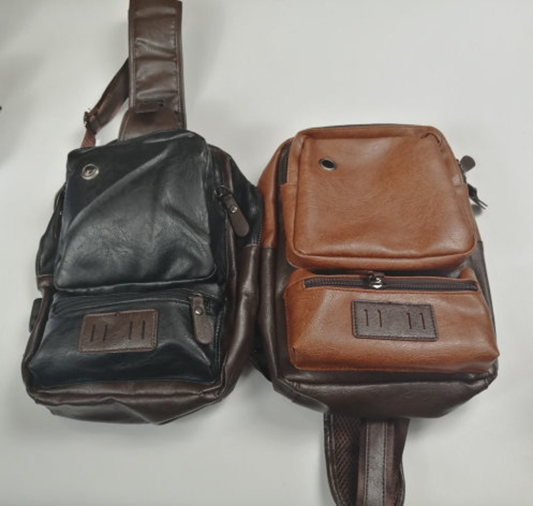1 strap leather backpack FANCELINE Mini Purse for Women, Black Convertible Sling Bag This comfortable everyday style has been engineered to be a both a practical and stylish bag with internal compartments for essentials such as tech Large Tan Leather Sling Backpack: