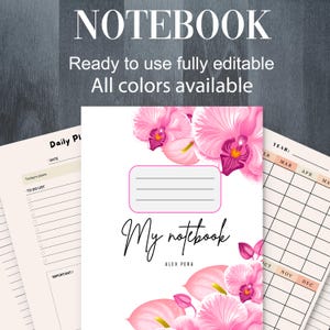 Digital Notebook for GoodNotes & Notability, Reusable Digital Planner, Student Journal, Note Taking Templates, Customizable iPad Paper