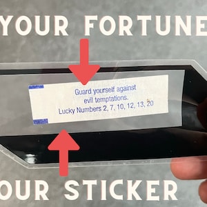 Block Fortune Cookie Frame