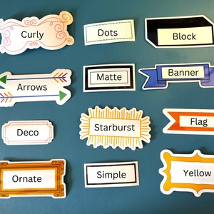 3 Sticker Bundle - Fortune Frame Stickers for Cookie Fortunes